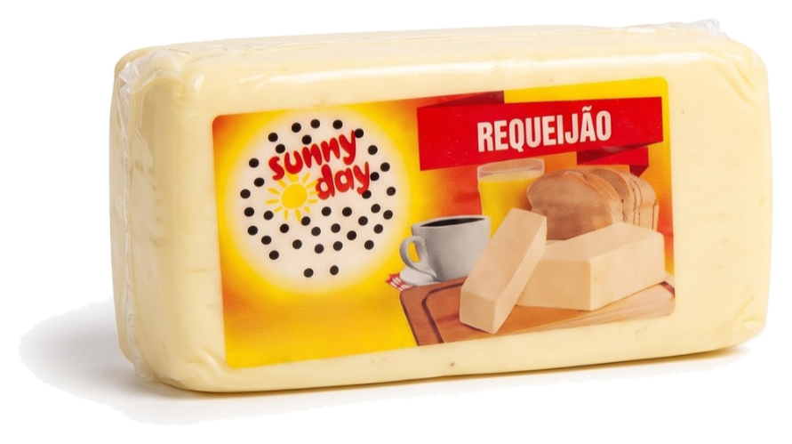 Requeijão em barra Sunny Day embalado